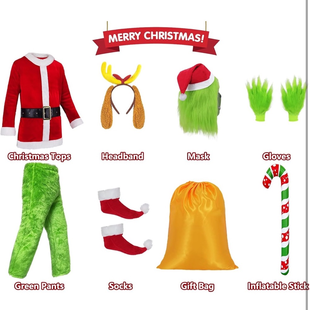 Festive Christmas Costume Set for Kids